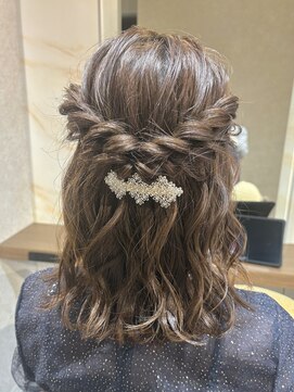 クロノ(QHRONO) 【ヘアセット♪】＊ふわふわハーフアップ＊