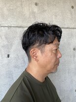 アンツ サザンリゾート 茅ヶ崎店(ANT'S Southern Resort)&nbsp;MEN’S HAIR/ブルーブラック/フェザーパーマ/