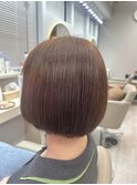 ツヤツヤすっきりショートボブ♪
