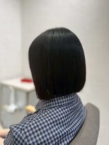 エス 大阪梅田店(es) 髪質改善縮毛矯正×似合わせカット【ボブ】