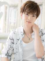 大波純一美容室パーティハン&nbsp;爽やか学生ナチュラル刈り上げないメンズカットa小山20代30代