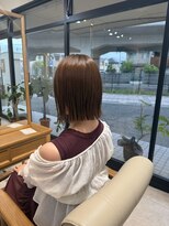 リノ(LINO)&nbsp;ボブ　くくれる長さ　新田辺　三山木　美容室