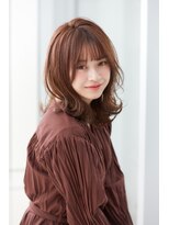 ミチオ ノザワ ヘアサロン ギンザ(Michio Nozawa HAIR SALON Ginza)&nbsp;外ハネ/くびれ/ブラウン/大人かわいい/ひし形/小顔/20代30代40代