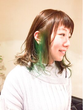 ツムグ(tsumugu) 【tsumugu寺田町】おしゃれ可愛いインナーグリーンカラー