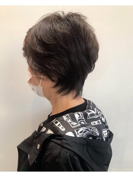 ヘアーアンドスパ フェリーチェ ミチ 野田屋町店(HAIR&SPA felice MICHI) 【felice MICHI榎本信也】ミセスショート