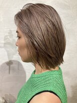 マハナ(Mahana by hair)&nbsp;10代20代30代40代ダブルカラーハイトーンケアブリーチベージュ