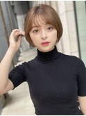 AFLOAT GINZA【仲道 弘泰】シースルーバングの大人ショートヘア