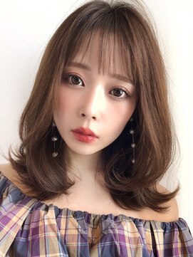 ボヌール オオサカ(Bonheur OSAKA) ナチュラルなマロンベージュ×フェミニンくびレイヤー