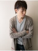 1分スタイリング！ダークアッシュくせ毛ショートL