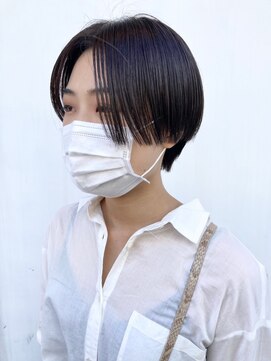 リビング 津田沼(LIVING) マッシュ/くびれヘア/ビタミンカラー/艶ボルドー[津田沼駅]