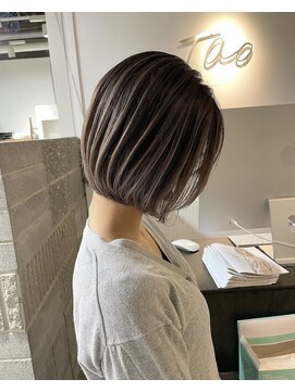 タオ 河原町(Tao) "大人バレイヤージュとボブ"