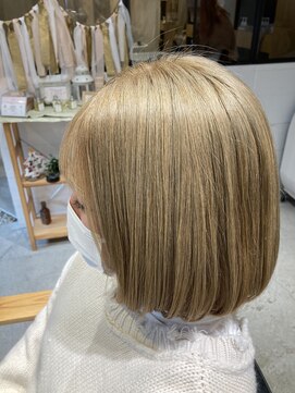 ドット ヘアー ジェム(dot.hair gem) ミルクティーカラー