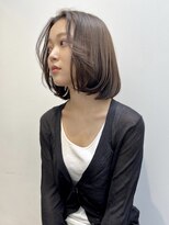 トレス(TRESS)&nbsp;伸ばしかけボブ/切りっぱなし/フェイスレイヤー/ニュアンスヘア