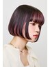 【平日ダブルカラー】インナーカラーorグラデーションカラー＋Cut￥14300