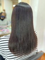 アークスヘアー&nbsp;べージュアッシュ髪質改善トリートメント艶感ストレート透明感