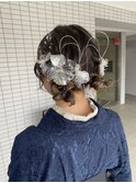 【とまべち】ゆるふわツインお団子ヘアセット