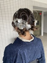 エンリー(ENlee) 【とまべち】ゆるふわツインお団子ヘアセット