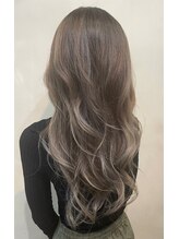 アロマ ヘアー ルーム 新宿店(AROMA hair room) 外国人風グラデーションダークグレージュ/新宿/新宿西口