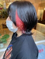 キティン 吉祥寺(kitin)&nbsp;《kitin吉祥寺》インナーレッド　ウルフカット