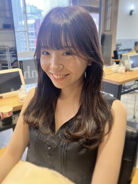 ラボヌールヘアーレーヴ 池袋店(La Bonheur hair reve) 韓国風くびれレイヤー/グレージュカラー/ラボヌールヘアー/星野