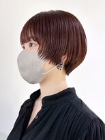 アイティー バイ アルバム 中野店(IT by ALBUM)&nbsp;レイヤーショート_斜めバンググレージュカラー_ba461391