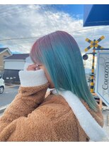 ヘアーメイク コラソン(hair make corazon)&nbsp;似合わせカットメルティカラー着物フェミニンロング