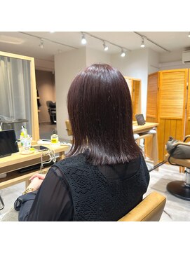 クラップス 上大岡(CLAPS) ピンクパープル/1ブリーチ/オージュアトリートメント