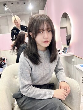 アディション 新宿(ADITION) レイヤーカット/グレージュ