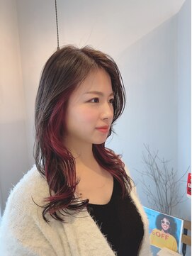 ソッチ(sotti.) インナーカラーピンクパープル