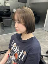 ジーニー 千葉(GENiE)&nbsp;ブリーチなしベージュ/タッセルボブ/顔周り【白井愛海】