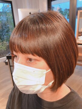 レイ 津田沼(Lei) ボブ/前髪/こなれミディ/オリーブベージュ/ウェーブパーマ/韓国