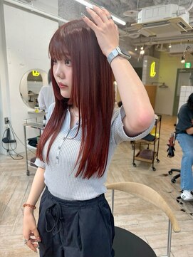 ラヴィズム(LUVISM) ◎韓国ヘアー顔周りレイヤーおくれ毛前髪万代新潟