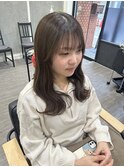 艶髪オリーブアッシュカラー