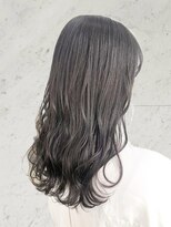 ブルー(BLUE)&nbsp;黒髪/ボブルフ/ネビージュ/韓国/ワンレン/盛岡/髪質改善/前髪