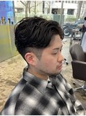 刈り上げツーブロックジェントルショート