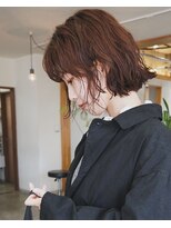 ケノミカ(KENOMIKA.) ボブパーマ くせ毛風 伸ばしてる時のイメチェン