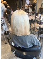 マジコ 原宿(Magico)&nbsp;ボブ/ブロンド/ホワイトブロンド/ブリーチ/ダブルカラー/原宿