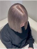 13146艶髪オリーブグレージュ似合わせ韓国タンバルモリボブ