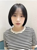 ミニウルフレイヤーカット顔周り前髪韓国ショートボブ/立川
