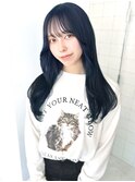 ネイビーブルー/ブルーブラック/20代/大人かわいい