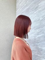 ルクス(Luxs)&nbsp;ぱつっとボブ×ブリーチなしダブルカラー