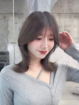 フィヴェント(Fivent) 美髪韓国レイヤーイメチェン夏ハイライトカラーくびれヘア