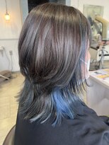 オッジ ヘアー 深谷店(Oggi Hair) インナーブルー　7月