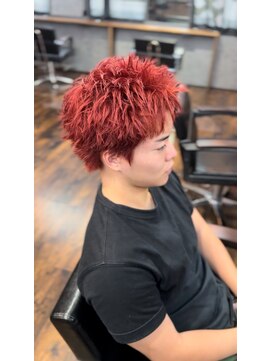 リグ(LiG) スパイキーショート/メンズダブルカラー/江坂/メンズショート