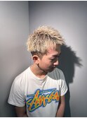 【メンズ】アップバングショート
