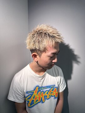 パーク バイ クリーム 大宮(PARK by CREAM) 【メンズ】アップバングショート