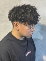 ニアウ 高崎店(Niau)&nbsp;メンズマッシュツイストスパイラルパーマ群馬高崎眉毛韓国