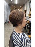 白髪ぼかしショート