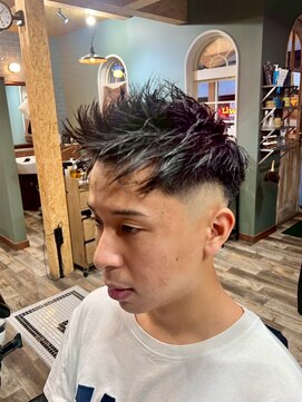 スタンドバーバー 柏(STAND BARBER) MEN’S HAIR/波巻ツイストスパイラル/フェザーパーマ/柏<理容室>