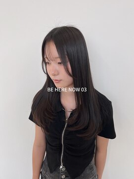 ビーヒアナウ N゜03 金沢駅西店(BE HERE NOW) 【韓国ヘア/レイヤーカット/顔まわりカット】